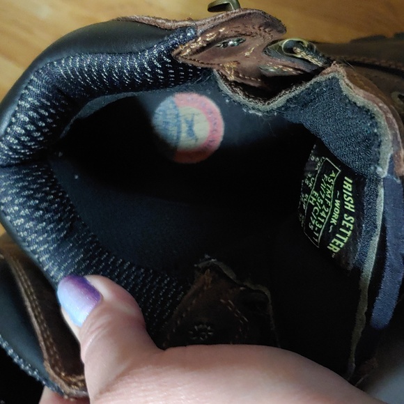 Red Wing Irish Setter Steel Toe Work Boots 6 - Picture 13 of 14